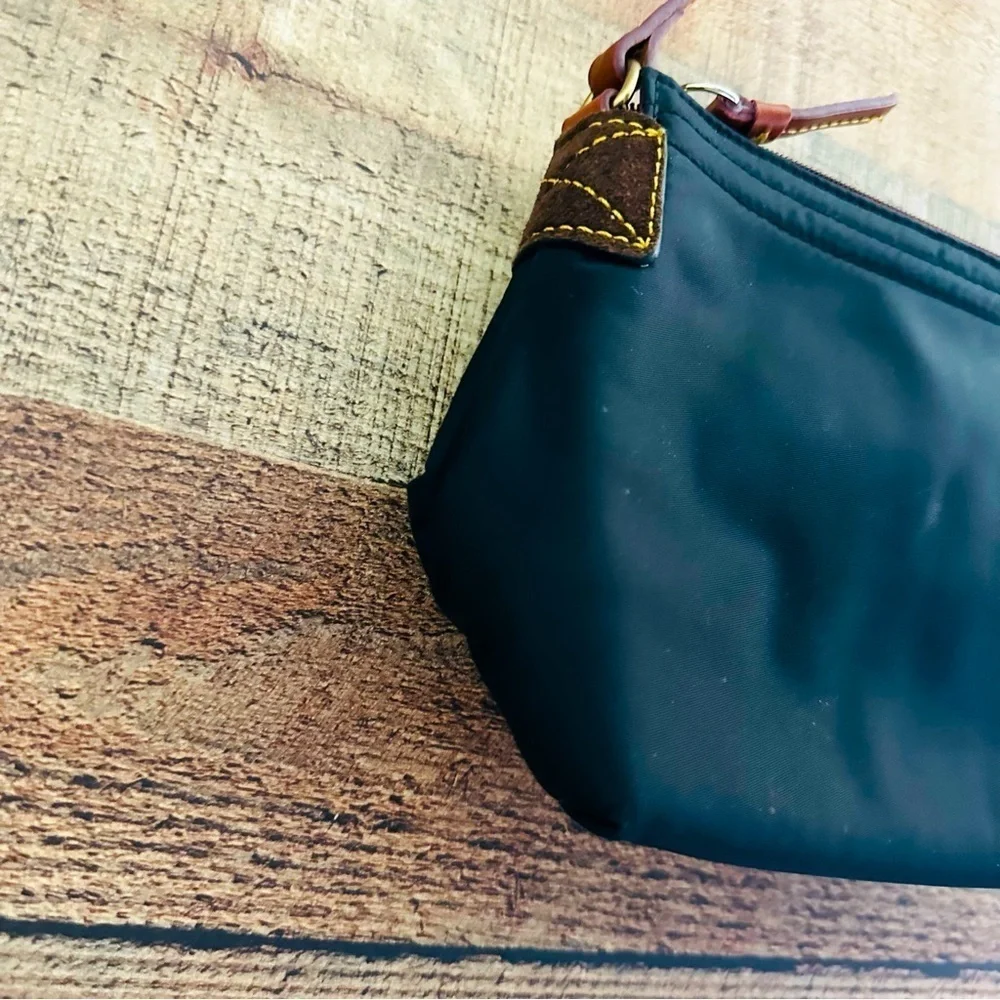 NWOT Dooney & Bourke Nylon Leather Trim Shoulder Bag